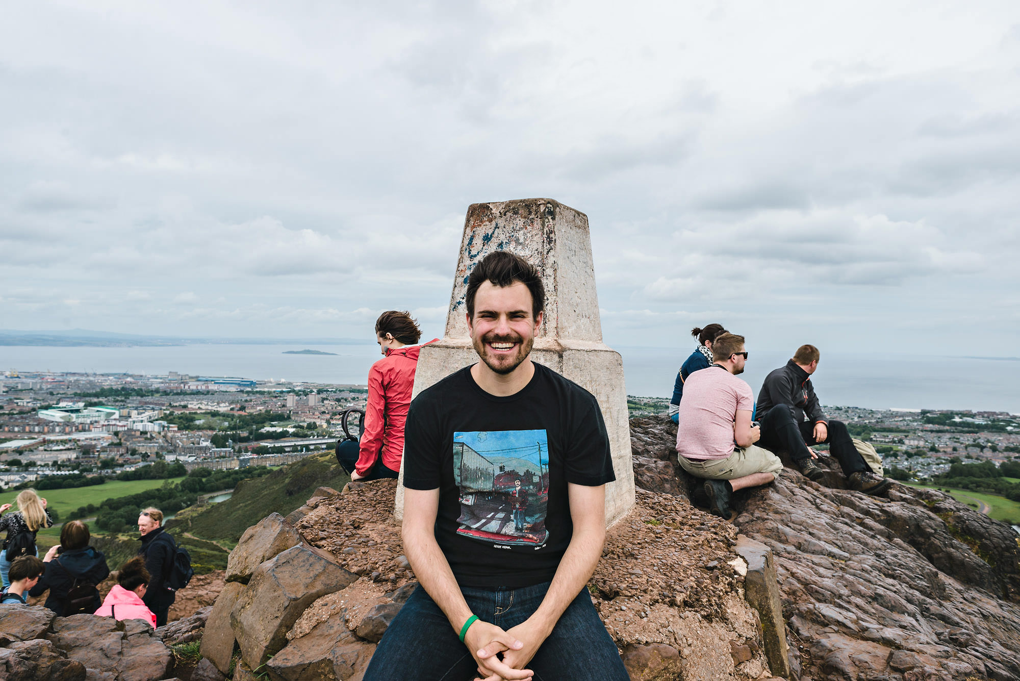 Destination Wedding Photographer In Edinburgh at Arthur's Seat