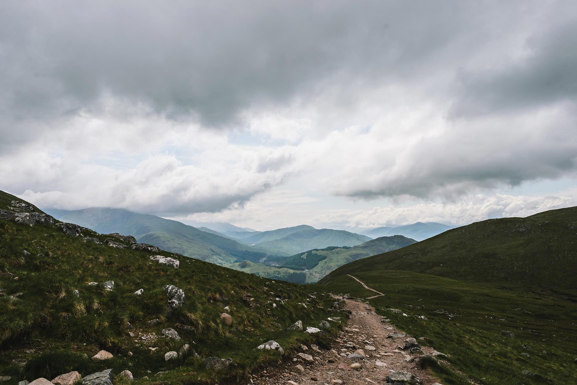 Scotland Highlands Ben Nevis Mountain Path