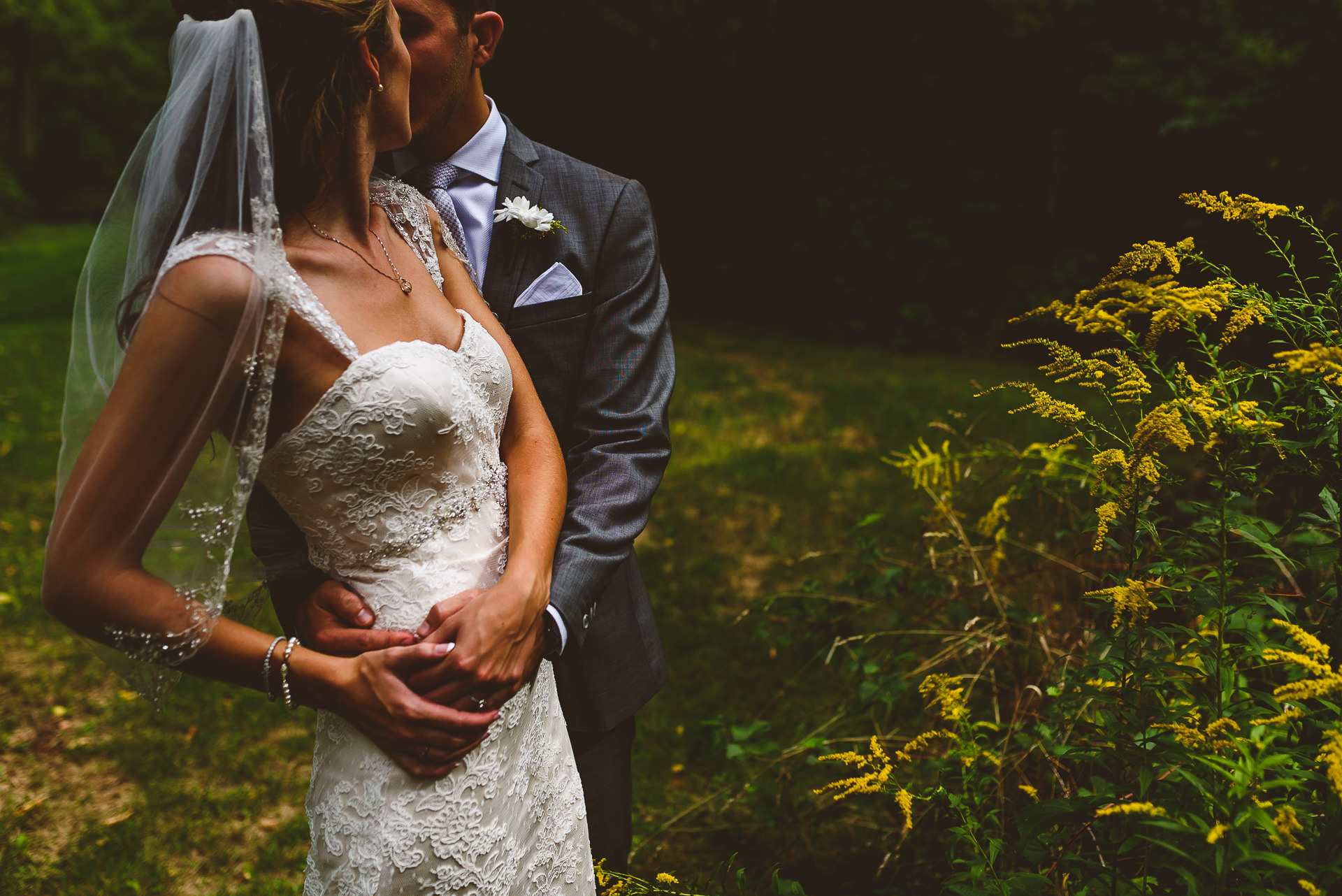 Couple having intimate moment
