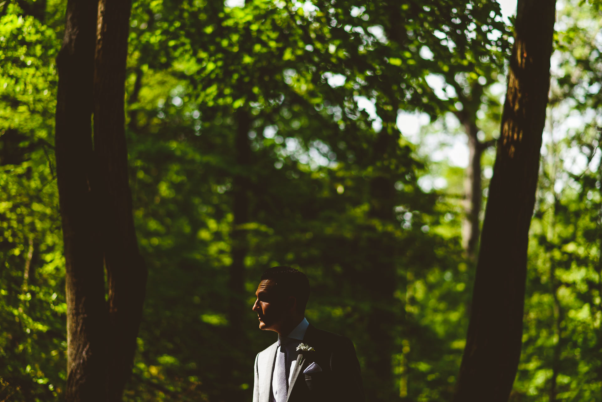 Groom awaiting bride