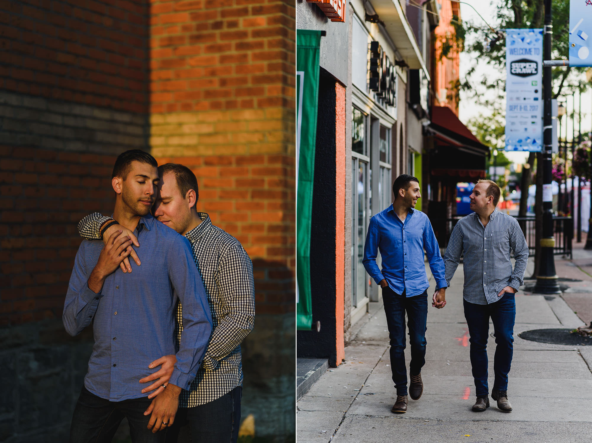 Urban Same Sex Engagement Session Hamilton